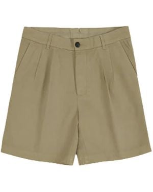 Fortela Bermuda Cotton Shorts - Green