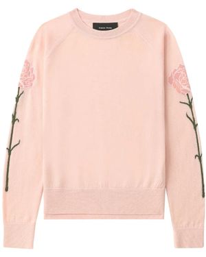 Simone Rocha Floral-Motif Jumper - Pink