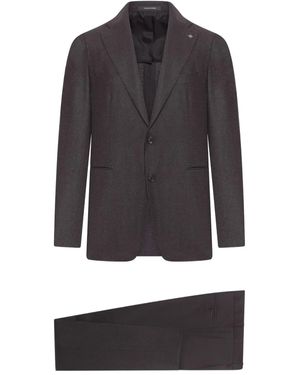 Tagliatore Single-Breasted Wool Suit - Grey