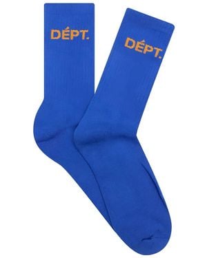 GALLERY DEPT. Dept ロゴ靴下 - ブルー