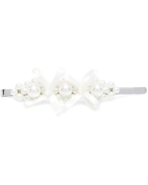 Simone Rocha Haarspange Mit Schleife - Weiß