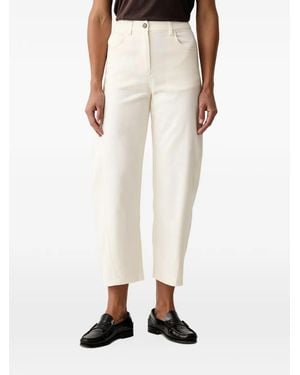 Sisley High-Waisted Jeans - Natural