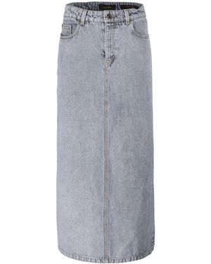 Moorer Herika-12 Maxi Skirt - Gray