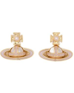Vivienne Westwood Orb Stud Earrings - Metallic