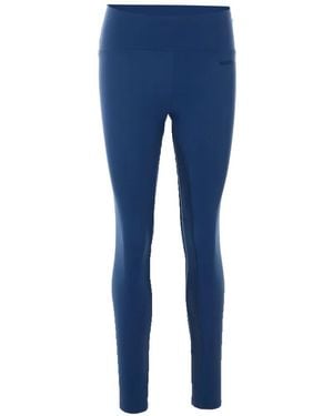 Patrizia Pepe Logo Print Leggings - Blue