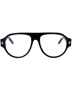 Tom Ford Klassische Pilotenbrille - Schwarz
