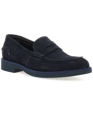 Duca Degli Abruzzi Suede Loafers - Blue