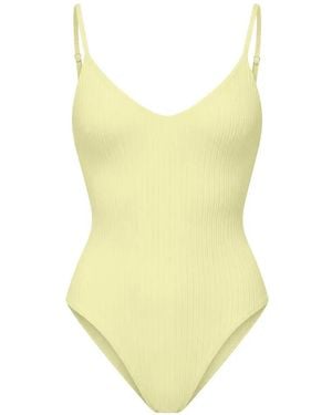 Rip Curl Scoop-Neck Swimsuit - Yellow