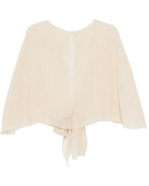 Antonelli Christian Tie-Knot Cape - Natural