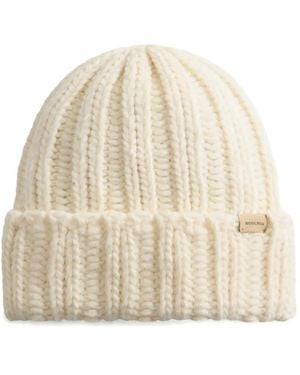 Woolrich Ribbed-Knit Beanie - Natural