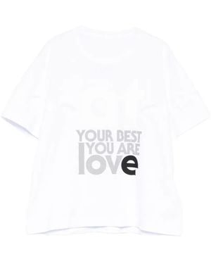 Sacai Cotton Graphic T-Shirt - White