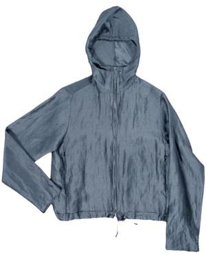 Camiel Fortgens Fitted Hooded Jacket - Blue