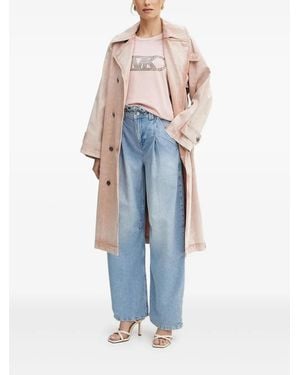 MICHAEL Michael Kors デニム トレンチコート - ブルー