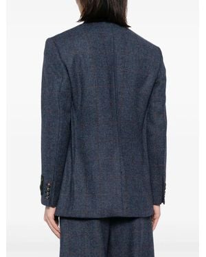 Marina Yee Darts Asymmetric Single-Breasted Blazer - Blue