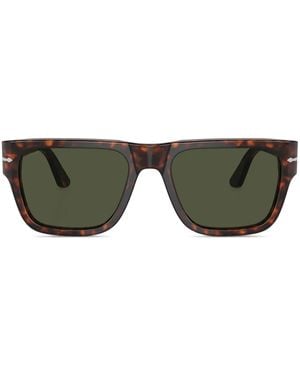 Persol スクエアフレーム サングラス - グリーン
