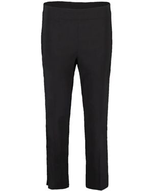 Avenue Montaigne Bridgette Side-Slit Pants - Black
