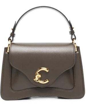 Coccinelle Logo-Plaque Leather Tote Bag - Multicolour