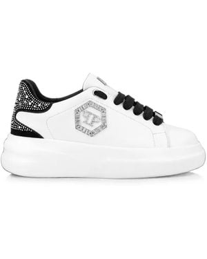 Philipp Plein Baskets Megastar Basses - Blanc