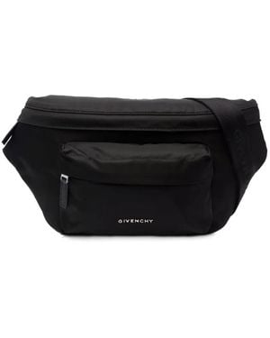 Givenchy ロゴプレート ベルトバッグ - ブラック