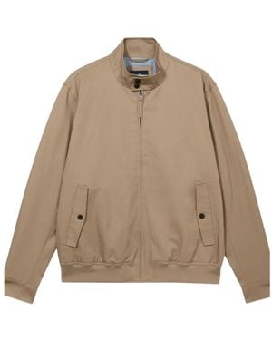 Brooks Brothers Harrington Bomber Jacket - Natural
