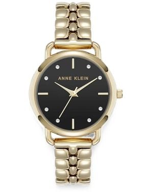Anne Klein Reloj De Mm Con Cristales - Metálico