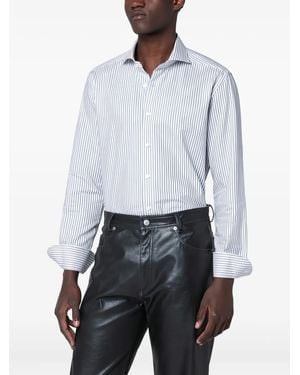 Xacus Striped Shirt - White