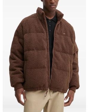 Levi's Zip Sherpa Jacket - Brown
