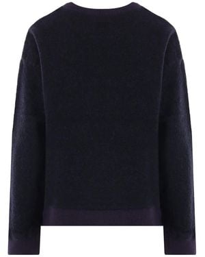 MYTHINKS Pullover mit rundem Ausschnitt - Blau