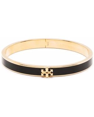 Tory Burch Pulsera Icon Esmaltada - Negro