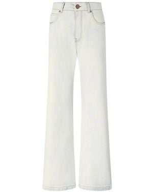 Pinko Vaqueros Con Bolsillos - Blanco