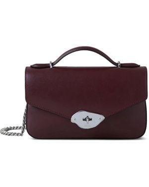 Mulberry Lana Day Chain-Strap Leather Satchel - Purple