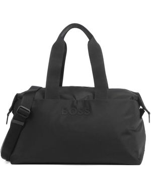 BOSS Reisetasche Mit Logo-Detail - Schwarz