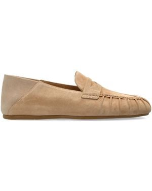 Stuart Weitzman Brooks Suède Loafers - Bruin