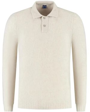 Fedeli Organic Cotton Jumper - White
