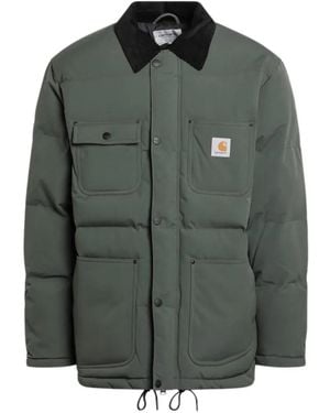 Carhartt Rayler Corduroy-Collar Puffer Jacket - Green