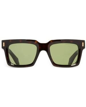 Cutler and Gross 9386 Square-Frame Sunglasses - Green