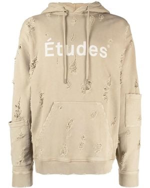 Etudes Studio Ensemble ダメージ パーカー - ナチュラル