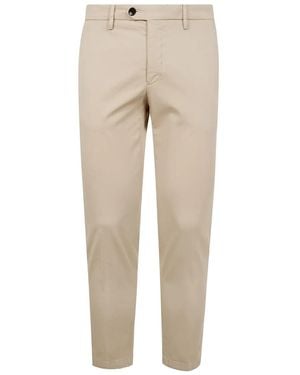 Michael Coal Stretch-Cotton Pants - Natural