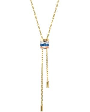 Boucheron 18Kt Large Quatre Edition Diamond Tie Necklace - White