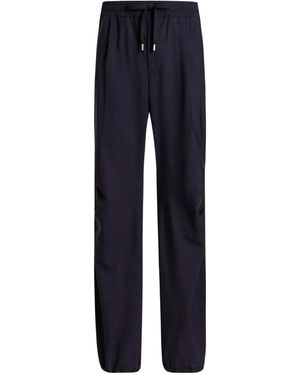 Dolce & Gabbana Tartan Drawstring Pants - Blue
