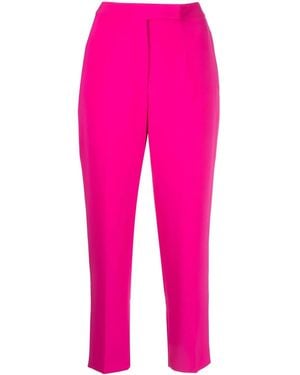 Blanca Vita Pantaloni Dritti Crop Pratolina - Rosa