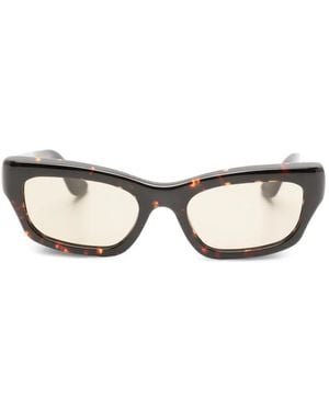 Port Tanger Rumi Sonnenbrille Mit Eckigem Gestell - Natur