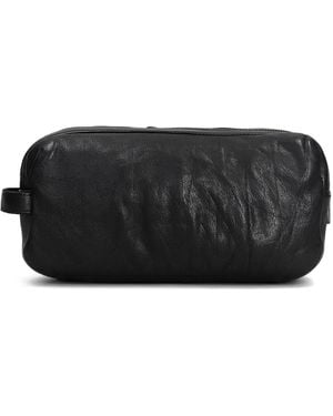 Officine Creative Pochette Helmet 054 En Cuir - Black
