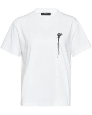 BONBOM T-Shirt Mit Grafischem Print - Weiß