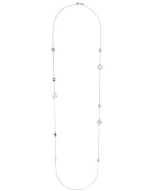 Tory Burch Forget Me Not Long Necklace - White