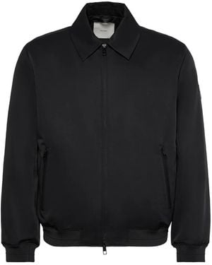 Calvin Klein Zip-Up Collared Jacket - Black