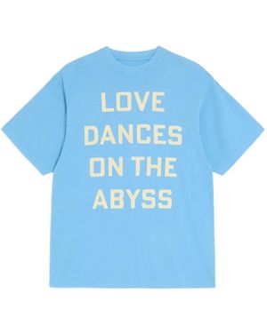 Valentino Garavani T-Shirt Oversize Con Stampa - Blu