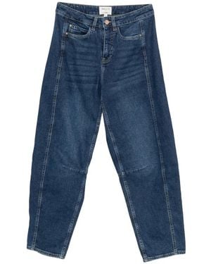 MAISON 123 Robinson Panelled Straight-Leg Jeans - Blue