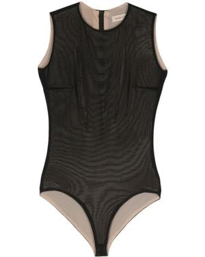 Blanca Vita Bryo メッシュ ボディスーツ - ブラック