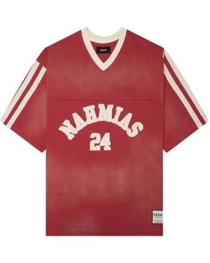 NAHMIAS Campus Jersey T-Shirt - Red